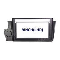 Meihua 9 pouces Accessoires intérieurs de voiture Pièces automobiles Cadres de radio DVD de voiture pour CITROEN DS4 DS5 DS6 2014-2018 avec câbles de câblage