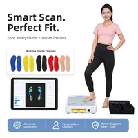 Système d'orthèses personnalisées VELORA AI avec scanner 3D de la pression plantaire et de la posture, écran externe de 13 pouces pour les cliniques de podologie