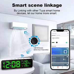 Thân thiện với người cao tuổi tuya Wifi nhiệt độ và độ ẩm cảm biến + Đồng hồ chức năng đồng hồ chuyển đổi chức năng hiệu chuẩn DC5V WL-SZ-01T - Product Image 6