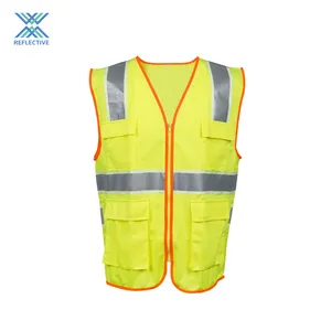 LX Factory Led Safety Vest Hi Vis Industrial Safety Vest Construction Reflective Vest For Men