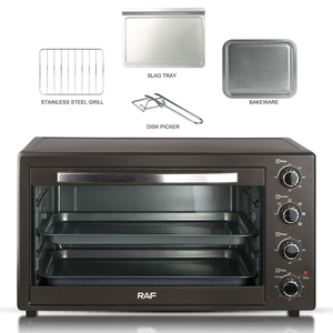 Four électrique de luxe en acier inoxydable 2400W, grande capacité, pour toasts et pizzas, multifonction 38L 48L 56L - Product Image 4