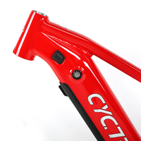 Cadre de vélo électrique en aluminium 27.5 29 pouces, moteur 48v 350w, batterie au lithium 13ah, cadre de vélo de montagne électrique