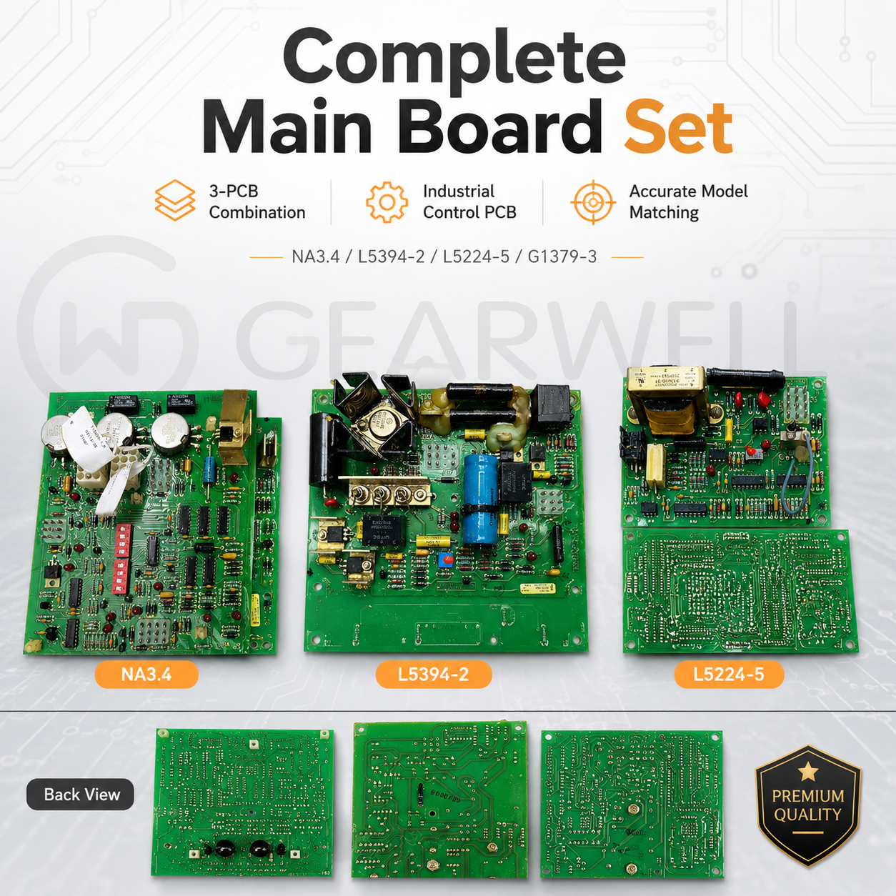 Control Box Main Board Set L5394-2 L5224-5 G1379-3 Industrial
