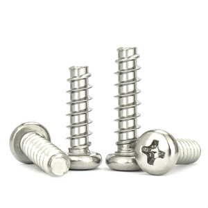 Vis autotaraudeuses à tête cylindrique Phillips en acier inoxydable 304 Jin Chao M1 M1.2 M1.4 M2 M3 M4 – Fixations métalliques - Product Image 1
