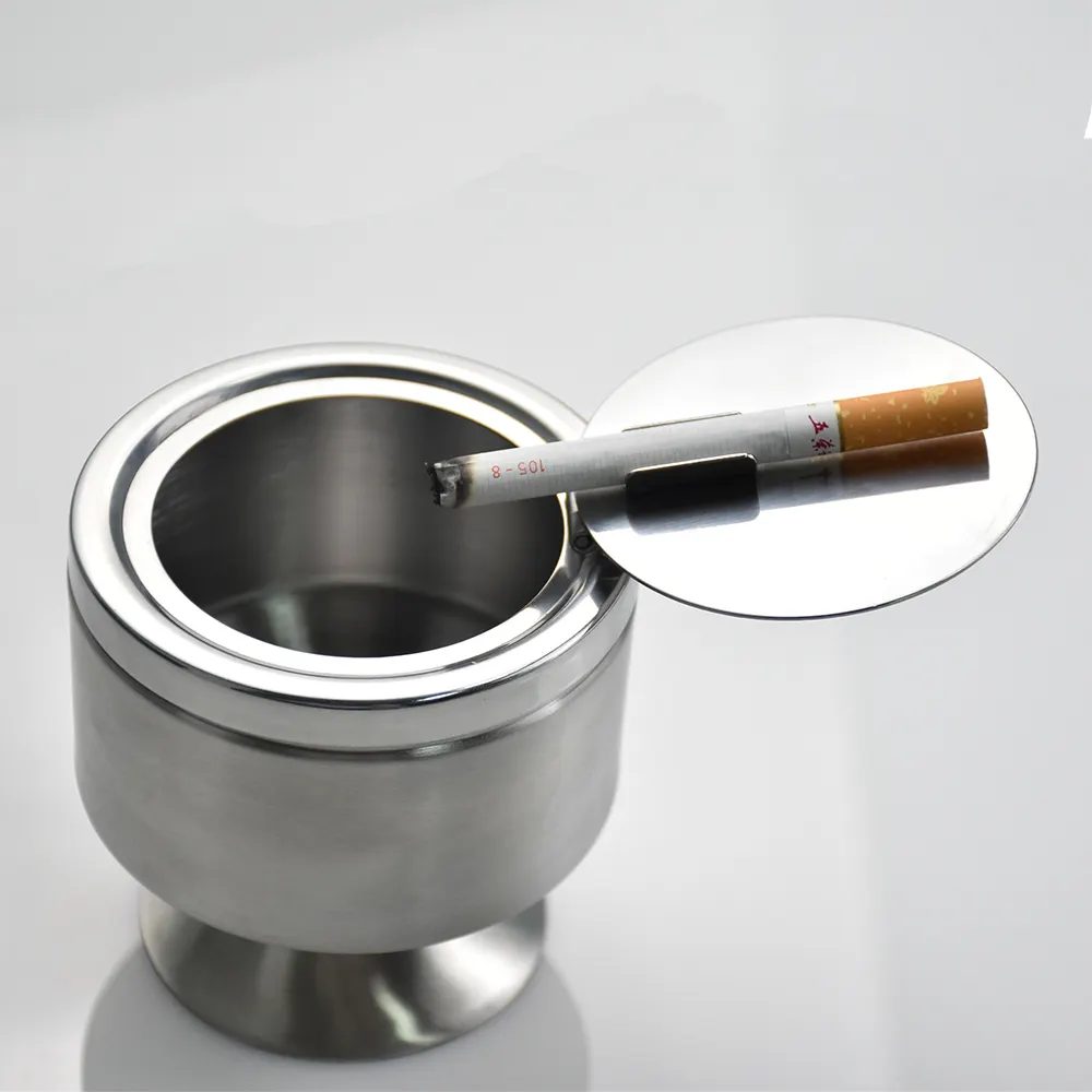 colorato Posacenere in acciaio inox sigarette posacenere per ufficio tavolo allaperto 