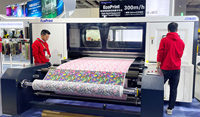 Atexco Ecoprint Imprimante numérique automatique 24 têtes à grande vitesse pour l'impression de tissus en soie à encre pigmentée Industrie textile du Kirghizistan