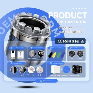 เครื่องตัดผมไร้สายแบบหมุนได้ 360 องศา พร้อมหวีปรับระดับ จอแสดงผล LED ช่องเสียบ Type-C สำหรับตัดผมด้วยตัวเอง - Product Image 2