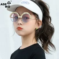 ADE WU BQ2025 occhiali da sole con montatura in metallo per bambini di nuovo stile occhiali da sole per bambini arcobaleno di moda