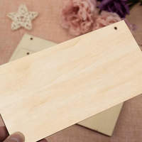 Panneau en bois suspendu personnalisé pour extérieur, en tilleul, vierge, rectangulaire, pour bricolage, sublimation, avec cadre en bois
