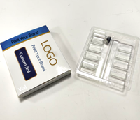 Emballage personnalisé pour flacons de 3 ml, 5 ml, 10 ml, 1 ou 10 paquets de flacons de 3 ml avec étiquettes, plateau en plastique pour contenir des flacons de 3 ml