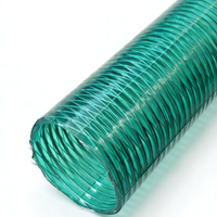 Tuyau flexible en PVC transparent Huachen renforcé avec fil d'acier hélicoïdal, résistant à la chaleur, avec protection UV et service de découpe