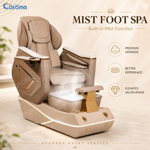 Sillón de Pedicura Eléctrico Reclinable con Hidromasaje sin Tuberías, Atomización de Niebla y Masaje, Venta al Por Mayor - Product Image 2