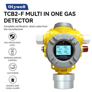 Détecteur de <span class=keywords><strong>gaz</strong></span> industriel IP66 fixe, moniteur 4 <span class=keywords><strong>gaz</strong></span> avec alarme lumineuse pour <span class=keywords><strong>gaz</strong></span> toxiques et combustibles (CO, O2) - Product Image 5