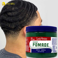 Cire coiffante pour cheveux naturels à label privé, gelée de contrôle des frisottis, gelée de contrôle des frisottis pour cheveux bouclés, cire coiffante pour hommes