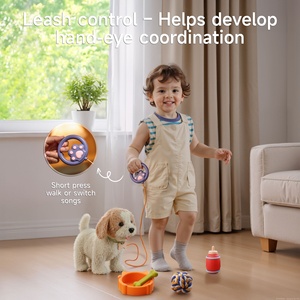 Tumama Kidsインタラクティブリアルなぬいぐるみペット電気吠えミュージカルウォーキングぬいぐるみタッチと音声コントロール付き - Product Image 5
