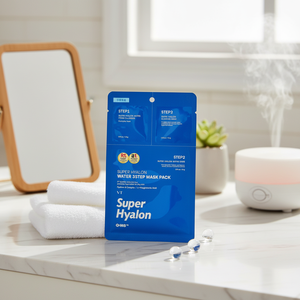 Paquete de mascarilla VT Super Hyalon Korean Skincare de 3 pasos con ácido hialurónico para hidratación, reafirmante e iluminador - Product Image 3