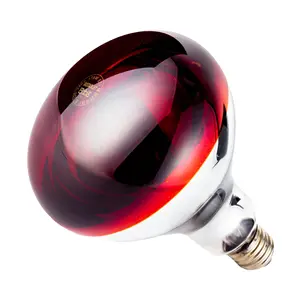 Manufacture Heat Lamp Bulb PAR38 125 Watts Red Infrared Heavy Thickened Glass Lamp , Reptiles and Amphibian Use E26 Base