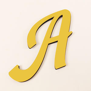 20cm Dış Ticaret Sıcak Altı<span class=keywords><strong>n</strong></span> 3D Akrilik <span class=keywords><strong>B</strong></span>üyük Harf Sanatı İngilizce Harfler Kendinden Yapışkanlı Köpük Kombinasyon Ayna Duvar Çıkartmaları Modern - Product Image 6