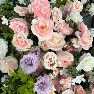 Versprechen Blumen bogen Hintergrund Hochzeit Blumen arrangements Künstlicher Blumen bogen Für Hochzeits dekoration - Product Image 4