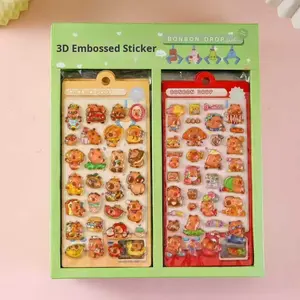 Pegatina Decorativa al por Mayor en Caja Rígida, con Relieve 3D, Impermeable, con Diseño de Dibujos Animados - Product Image 6