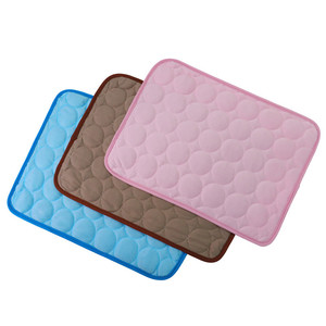 Pet <b>Cooling</b> Mat Rectangle Brown Xs Fabric Dog Cat Summer <b>Pad</b> - Product Image 4