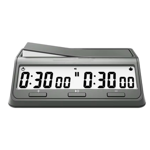 Reloj de ajedrez profesional al por mayor de fábrica con sincronización de precisión Ideal para torneos y entrenamiento Reloj de ajedrez - Product Image 1