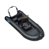 Bateau pneumatique rigide à coque en aluminium Orca Hypalon de 5 m, modèle 500, avec pont solaire, gommone de 5 mètres