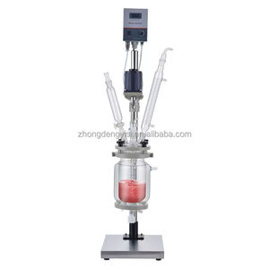 Reactor Químico de Vidrio para Mezclar y Agitar en Laboratorio - Product Image 1