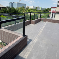 Système de balustrade en verre trempé en acier inoxydable 304 pour bâtiment commercial, design moderne, pour balcon et escalier public