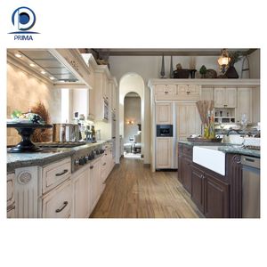 Sang trọng tủ bếp tủ hộ gia đình tùy chỉnh bộ với phong cách tối giản hiện đại và L hình melamine đơn vị - Product Image 4