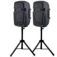 Système Stéréo Sans Fil TWS 800W avec Paire d'Enceintes Amplifiées 8 Pouces pour Concerts, Karaoké et Clubs