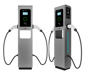 Nueva Estación de Carga para Vehículos Eléctricos de 44kW CA con 2 Conectores, Certificación CE Tipo 2, Lector de Tarjetas de Crédito/Aplicación POS - Product Image 1