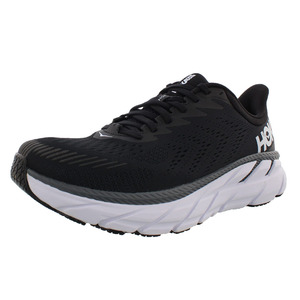 Scarpe da Donna HOKA Clifton 7 Wide Colore: Nero/Bianco |   100% Autentico - Product Image 1