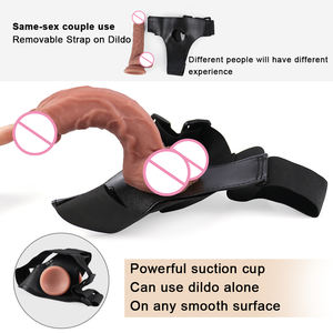 Горячая распродажа: реалистичный дилдо для лесбиянок, искусственный пенис, носимые секс-игрушки, искусственный член, игрушки для взрослых. - Product Image 3