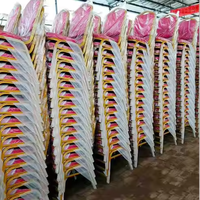Chaises de banquet modernes empilables et pliables, durables, avec structure métallique, multifonctionnelles, pour salon, appartement, mariage, hôtel, événements