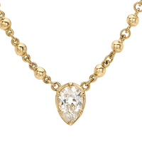 Pendentif en moissanite 3 carats en forme de poire serti clos, en argent sterling 925 plaqué or 18 carats, couleur D, pureté VVS1, bijoux en moissanite pour femme