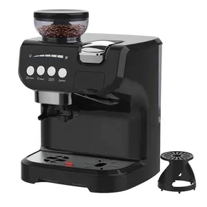 Cafetera profesional de uso doméstico 1550W 19 Bar Bean to Cup con ajustes de molinillo ajustables Máquina de café multifuncional
