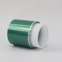Ruban adhésif PET silicone vert haute température, directement de l'usine, 33m, pour revêtement en poudre et galvanoplastie