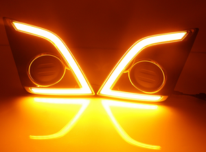 Xe Bán Tải 4X4 Chất Lượng Cao Đèn LED Sương Mù Màu Vàng DRL Aftermarket Đèn Chạy Ban Ngày Màu Đen Cho <span class=keywords><strong>Dmax</strong></span> 2016-2019 - Product Image 5