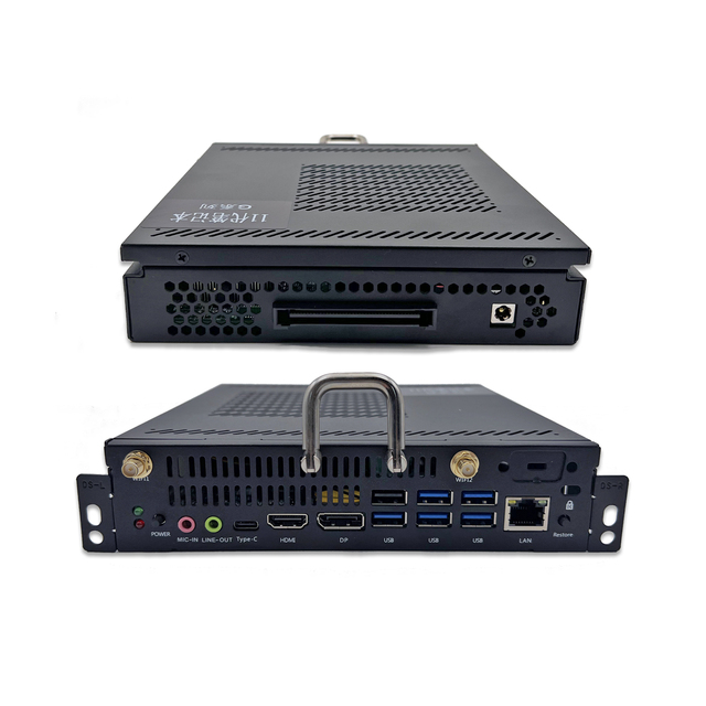NEW OPS Mini PC Fanless N5095 DDR5 Intel Alder Lake-P CPU 12th Gen Four Screen 4K Display Compatible Windows Mini Pc Computer