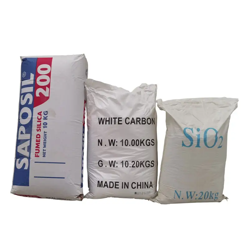 卸売ホワイトカーボンパウダー非晶質沈殿シリカフュームドシリカSiO2水和シリカゴム使用酸化物競争力