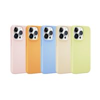 En Stock conception personnalisée housse de téléphone en Silicone pour iPhone 15 14 13 12 Pro max téléphone coloré coques de téléphone
