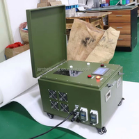 Station d'alimentation au sol 12V à 220V drone de livraison d'onduleur drone de sécurité à fibre optique avec capteur de mouvement et caméra