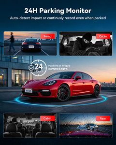 กล้องติดรถยนต์ Redtiger Dealer F17 Plus หน้าจอสัมผัส 3 นิ้ว 5.8G WIFI GPS ความละเอียด 2.7K 1080P*2 1080P เลนส์หลายตัว บันทึกภาพแบบกล่องดำ สำหรับรถยนต์ทุกประเภท - Product Image 2