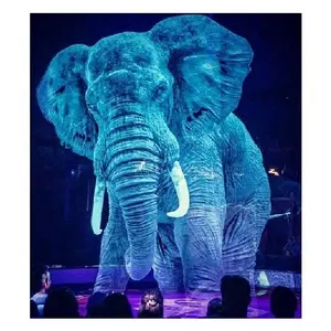 Lưới Chiếu Ba Chiều 3D Cho Sân Khấu Màn Hình Lưới Ba Chiều Màu Trắng Mỏng - Product Image 1