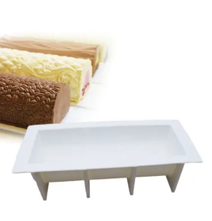 चॉकलेट के लिए सिलिकॉन साबुन मोल्ड वर्ग हस्तनिर्मित साबुन मोल्ड केक सजा बनाने मूस