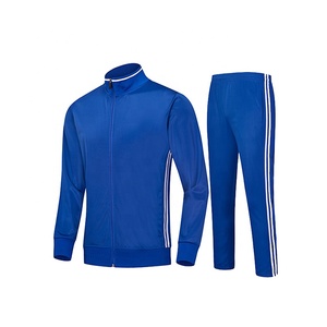 2020ขายส่งใหม่ล่าสุดที่กำหนดเองผ้าฝ้ายโพลีเอสเตอร์tracksuits ผู้ชายธรรมดาสบายๆติดตามชุด - Product Image 2