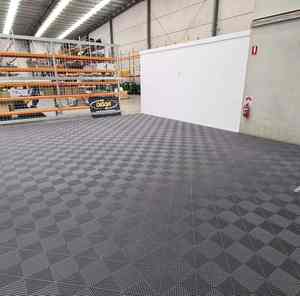 Carreaux de sol pour voiture Carrelage de sol de garage en vinyle plastique antidérapant - Product Image 2