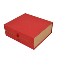 Emballage de thé rouge haut de gamme personnalisé, boîte rigide de luxe avec logo imprimé, recyclable, imperméable, nouveaux matériaux recyclés