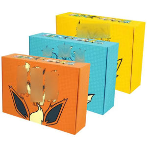 Tarjetas Coleccionables PTCG 100% Originales, Cajas de Regalo Avanzadas de Eevee Chino, <span class=keywords><strong>Vaporeon</strong></span> + Flareon + Jolteon, Juguetes de Tarjetas Coleccionables de Bolsillo - Product Image 6